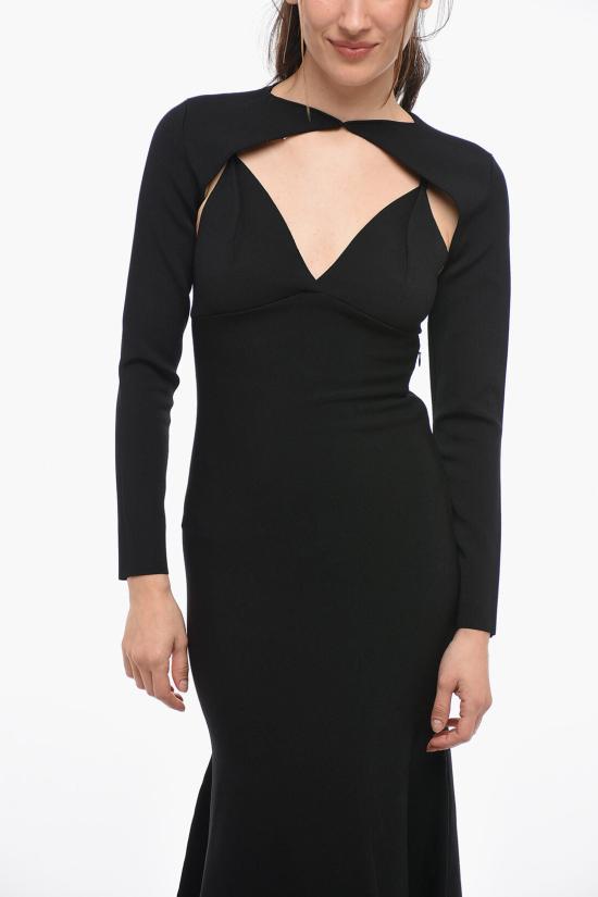  롤랑뮤레 미디 원피스 RM RS23 003M BVI BLK Black - ROLAND MOURET