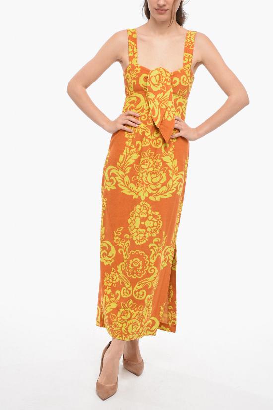  알레메 롱 원피스 1179DCO TA Orange - ALEMAIS