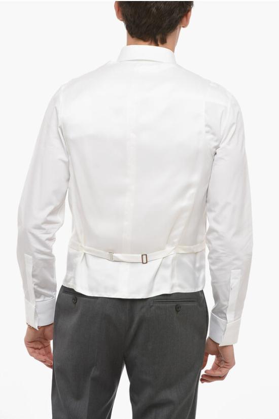  꼬르넬리아니 베스트 81C061 8117177 025 Bianco Grigio - CORNELIANI