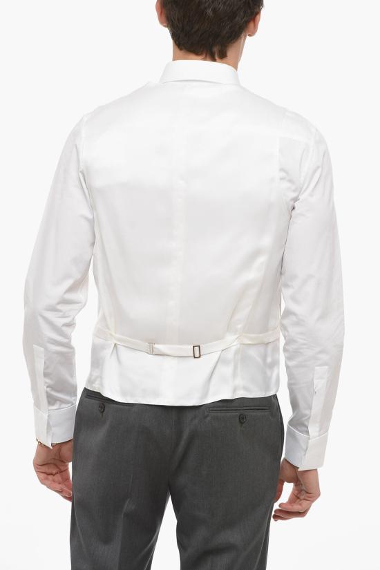  꼬르넬리아니 베스트 81C061 8117177 025 Bianco Grigio - CORNELIANI