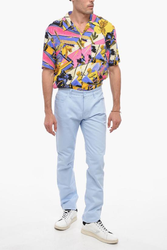  라프 시몬스 트레이닝/조거 팬츠 231M3100042 Light blue - RAF SIMONS