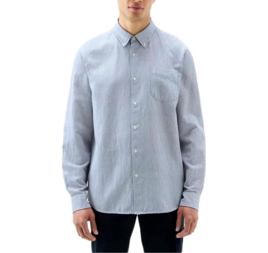  울리치 긴팔 셔츠 CFWOSI0134MRUT3707 31127 Maritime blue - WOOLRICH
