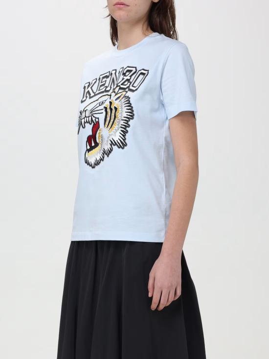  겐조 반팔 티셔츠 FE52TS1164SG 63 Blue - KENZO