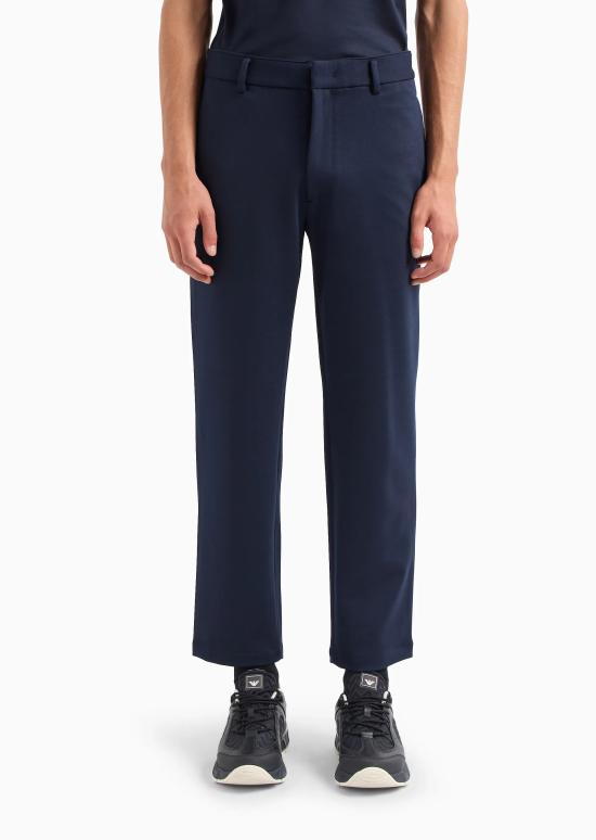  엠포리오 아르마니 스트레이트 팬츠 6R1P62 1JOBZ 09B3 Blu navy - EMPORIO ARMANI