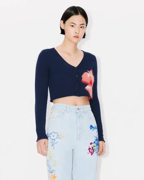  겐조 가디건 FE52CA4573BM 77 Midnight - KENZO