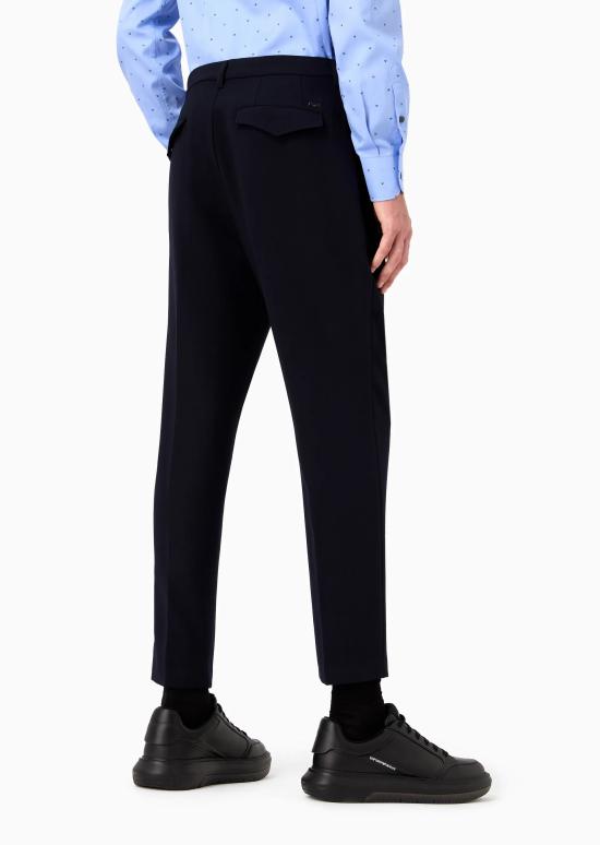  엠포리오 아르마니 스트레이트 팬츠 6R1PC6 1NFTZ 0920 Blu navy - EMPORIO ARMANI