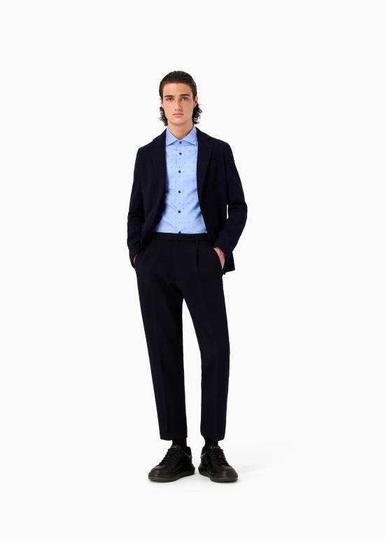  엠포리오 아르마니 스트레이트 팬츠 6R1PC6 1NFTZ 0920 Blu navy - EMPORIO ARMANI