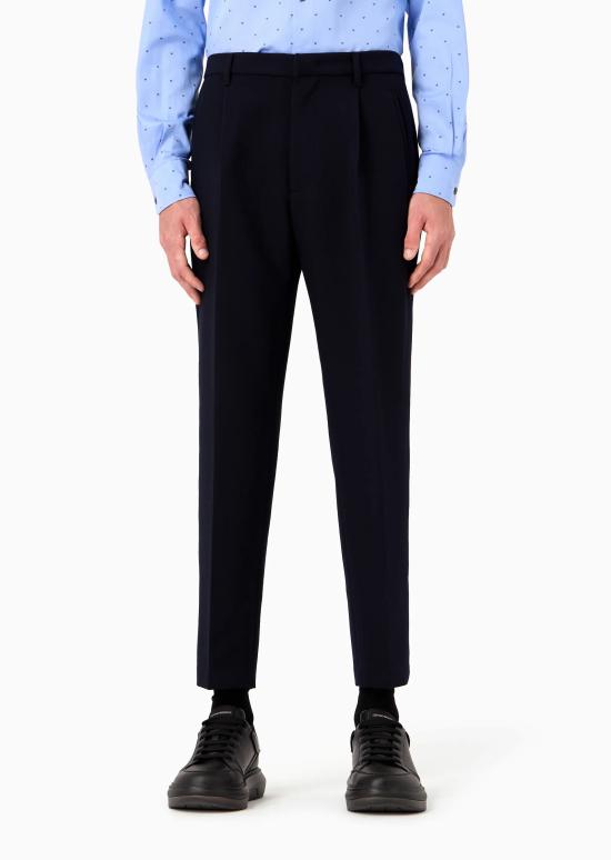  엠포리오 아르마니 스트레이트 팬츠 6R1PC6 1NFTZ 0920 Blu navy - EMPORIO ARMANI