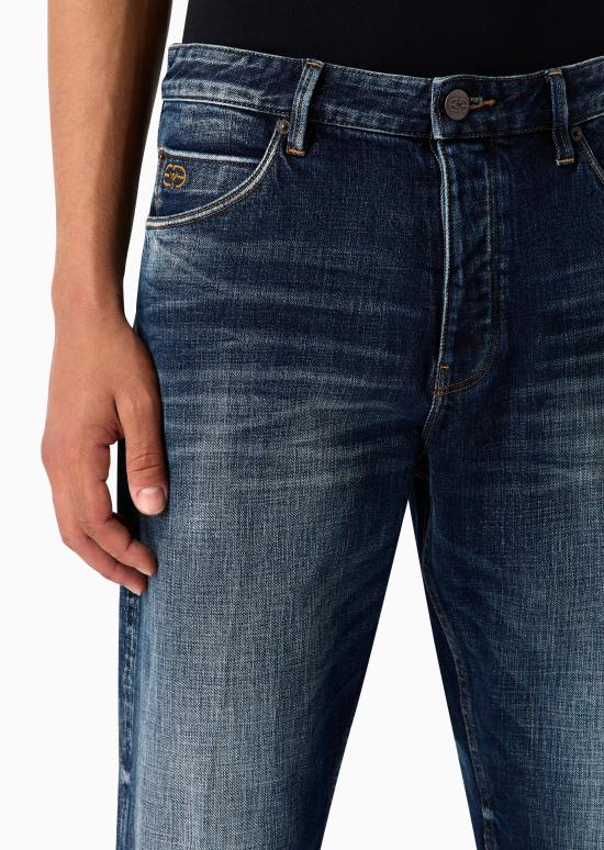  엠포리오 아르마니 데님 팬츠 6R1J69 1DQTZ 0942 Blue denim medium - EMPORIO ARMANI
