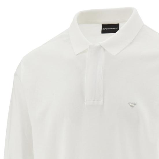  엠포리오 아르마니 폴로 티셔츠 6R1FA7 1JUVZ 0101 Bianco caldo - EMPORIO ARMANI