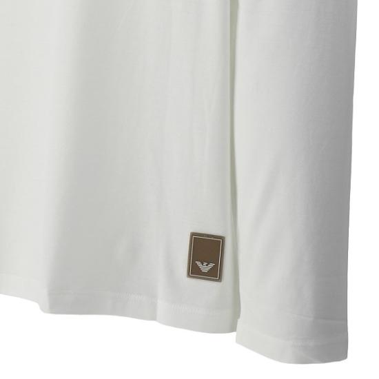  엠포리오 아르마니 폴로 티셔츠 6R1FA7 1JUVZ 0101 Bianco caldo - EMPORIO ARMANI