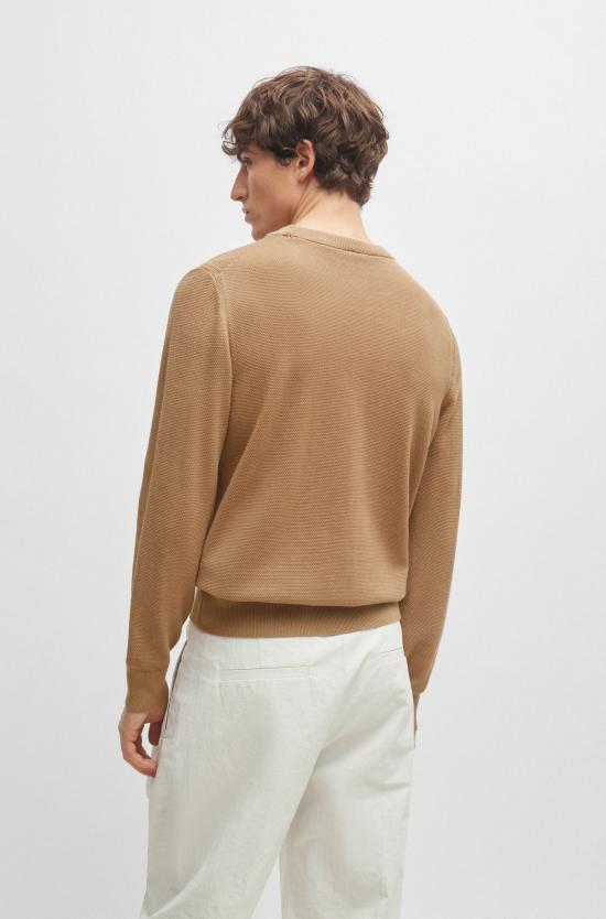  보스 스웨터 50506022 10255187 01 Dark beige - BOSS