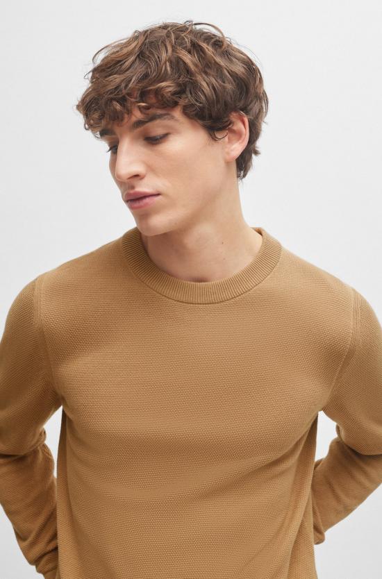  보스 스웨터 50506022 10255187 01 Dark beige - BOSS