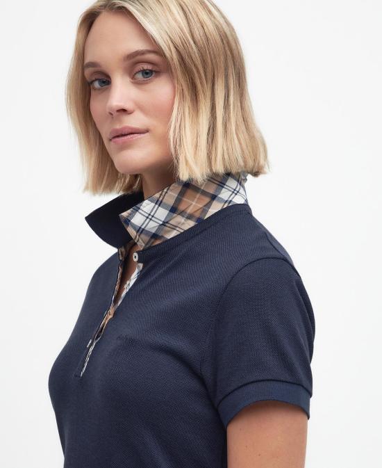  바버 미디 원피스 LDR0416 LDR NY12 NAVY PRIMROSE HESSIAN - BARBOUR