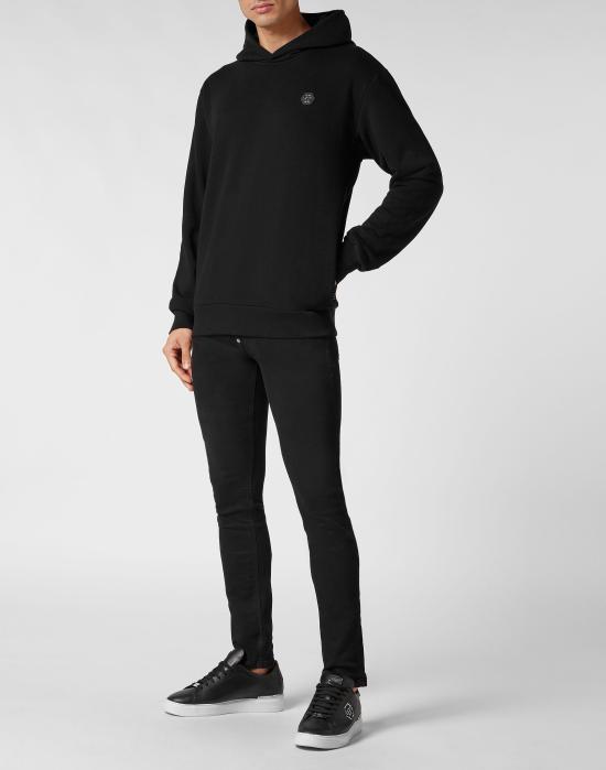  필립 플레인 긴팔 티셔츠 MJB2721 PJY002N Black - PHILIPP PLEIN