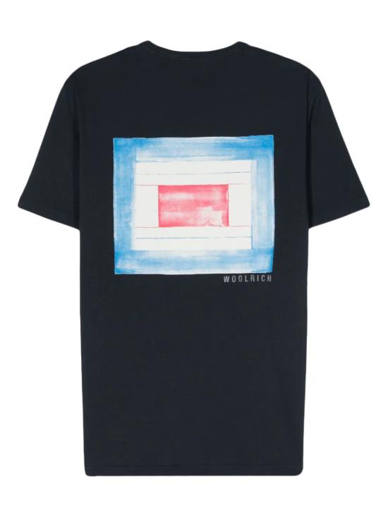  울리치 반팔 티셔츠 CFWOTE0122MRUT2926 3989 Melton blue - WOOLRICH