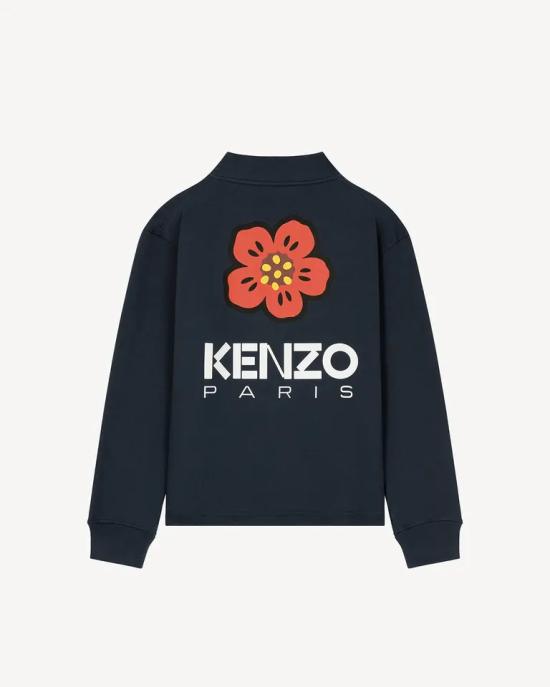  겐조 VARSITY 바시티 가디건 FD55SW4464ME 77 Midnight - KENZO