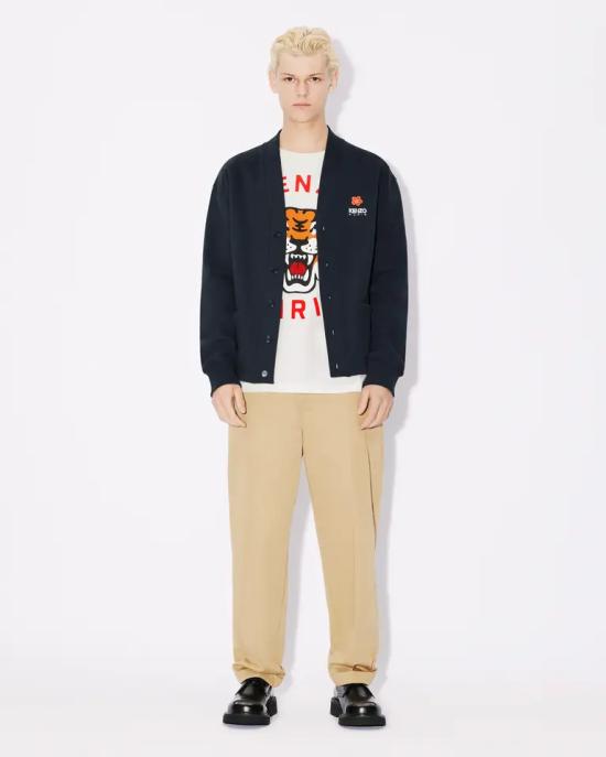  겐조 VARSITY 바시티 가디건 FD55SW4464ME 77 Midnight - KENZO