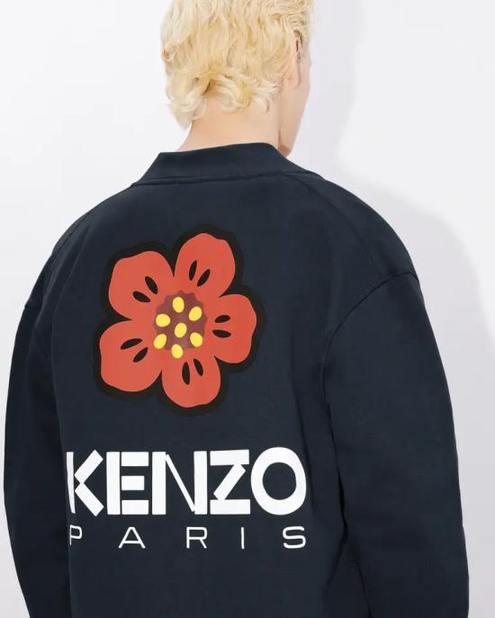  겐조 VARSITY 바시티 가디건 FD55SW4464ME 77 Midnight - KENZO