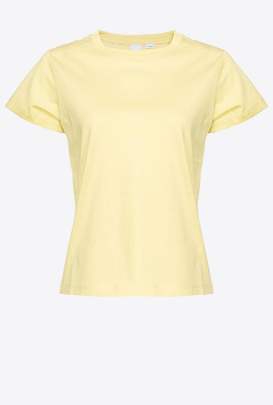  핑코 반팔 티셔츠 100373A1N8 H23 Yellow