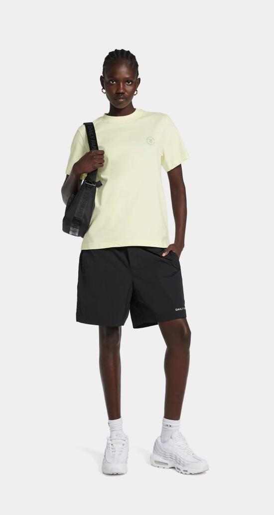  데일리 페이퍼 반팔 티셔츠 CIRCLE WOMEN T SHIRT 2412024 ICING YELLOW Icing yellow - DAILY PAPER