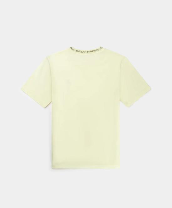  데일리 페이퍼 반팔 티셔츠 ERIB T SHIRT 2412012 ICING YELLOW - DAILY PAPER