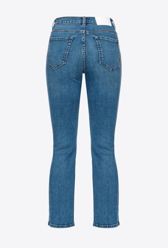  핑코 데님 팬츠 100172A1MP PJU Vintage blue - PINKO