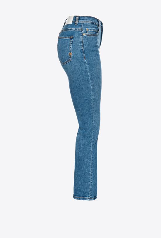  핑코 데님 팬츠 100172A1MP PJU Vintage blue - PINKO