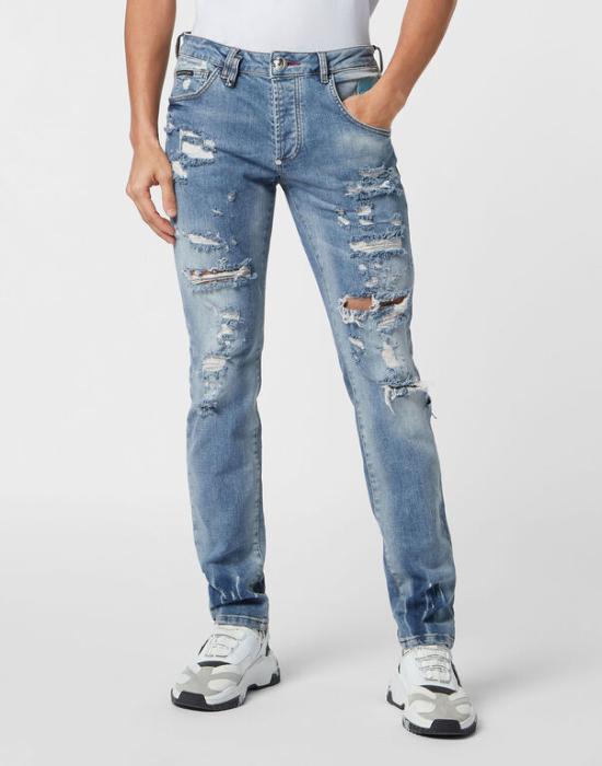  필립 플레인 데님 팬츠 MDT3678 PDE004N 29MI Fresh air - PHILIPP PLEIN