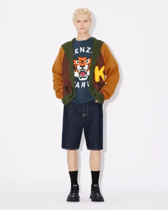  겐조 반팔 티셔츠 FE58TS0064SG 77 Midnight - KENZO