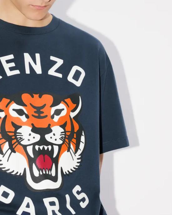 겐조 반팔 티셔츠 FE58TS0064SG 77 Midnight - KENZO
