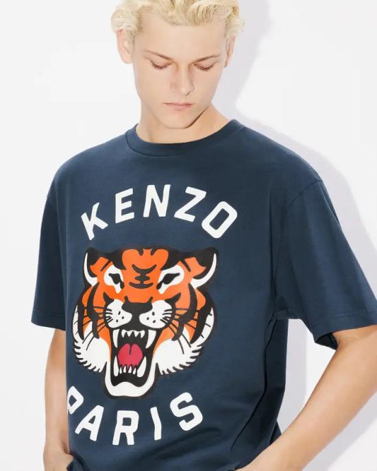  겐조 반팔 티셔츠 FE58TS0064SG 77 Midnight - KENZO
