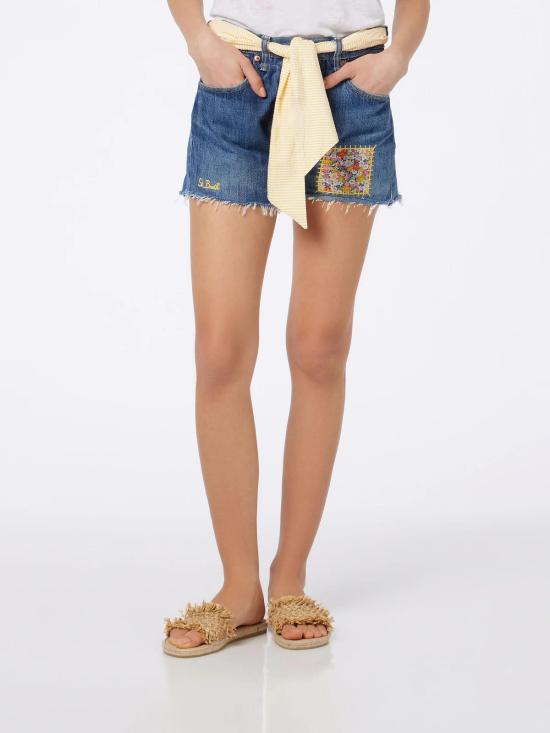  세인트바스 데님 숏팬츠 ARZ0001 01456F DENIM LIBBY 92 STRIPE - MC2 SAINT BARTH