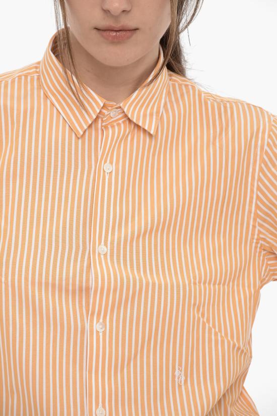  스포티앤리치 반팔 셔츠 ST421YSCO YS Orange - SPORTY & RICH