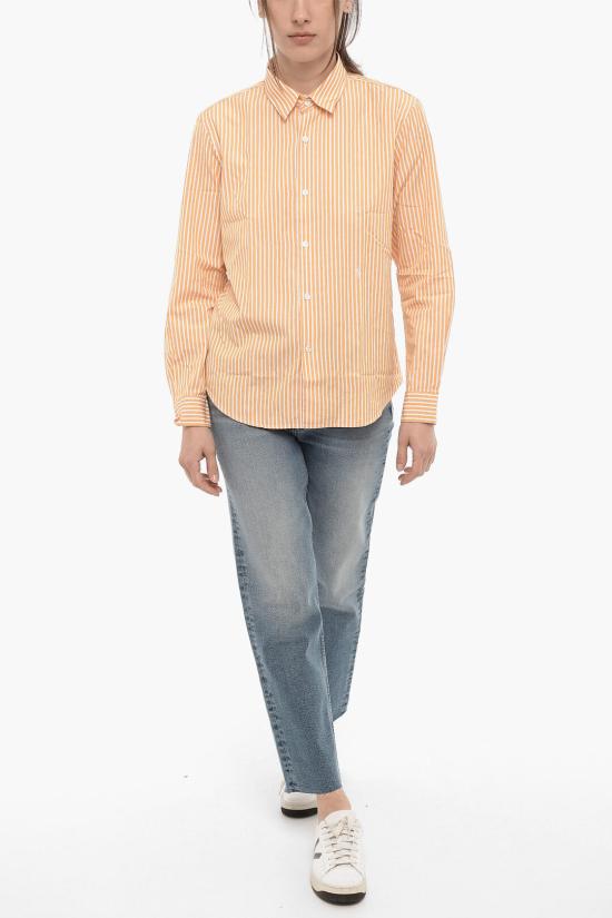  스포티앤리치 반팔 셔츠 ST421YSCO YS Orange - SPORTY & RICH