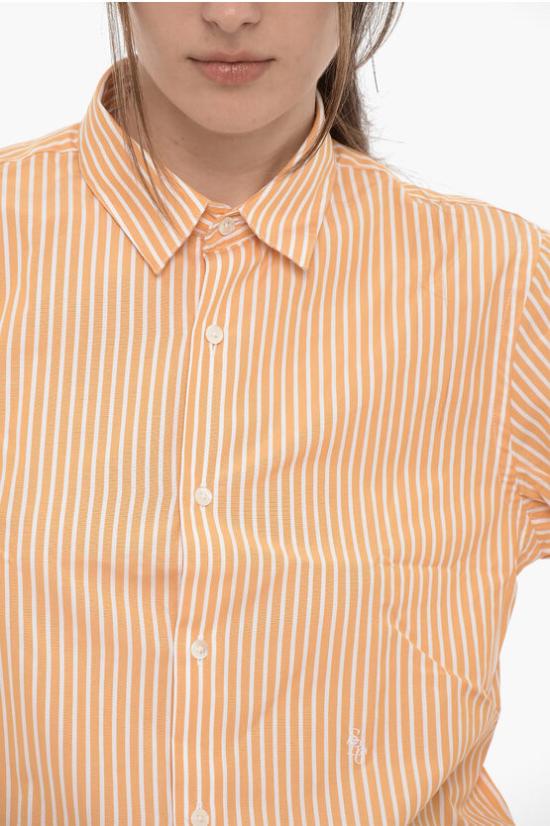  스포티앤리치 반팔 셔츠 ST421YSCO YS Orange - SPORTY & RICH