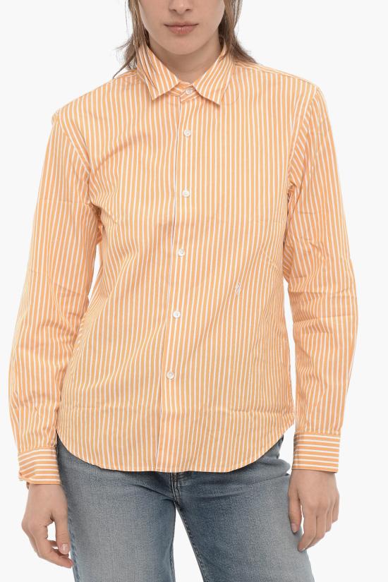  스포티앤리치 반팔 셔츠 ST421YSCO YS Orange - SPORTY & RICH