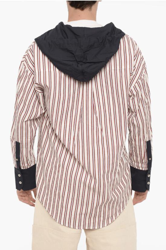  블루마블 긴팔 셔츠 SH23PO10A23 STR White - BLUEMARBLE