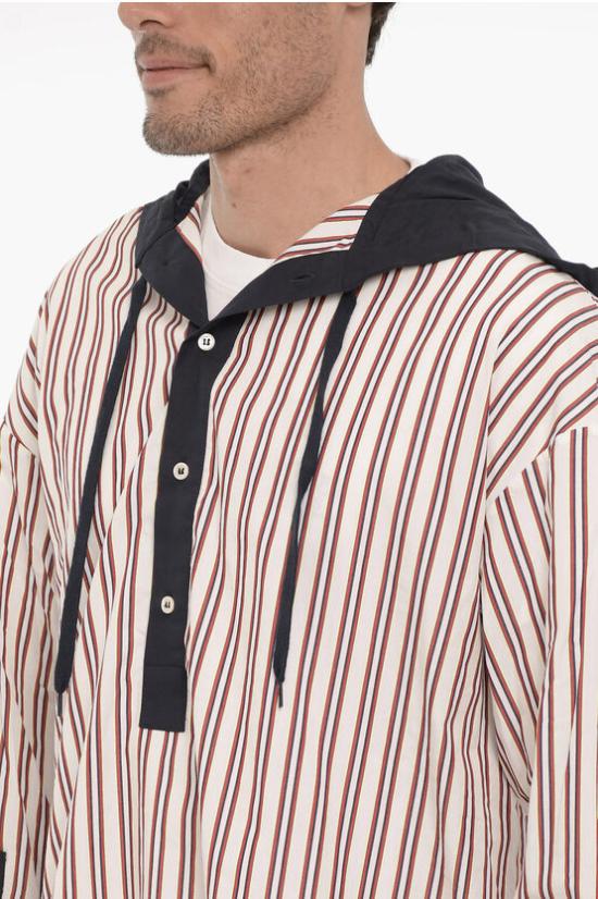  블루마블 긴팔 셔츠 SH23PO10A23 STR White - BLUEMARBLE