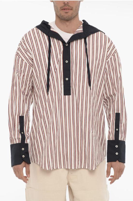  블루마블 긴팔 셔츠 SH23PO10A23 STR White