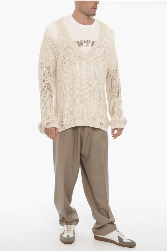  라마엘 스웨터 MRA0033SI 202 Beige - RAMAEL