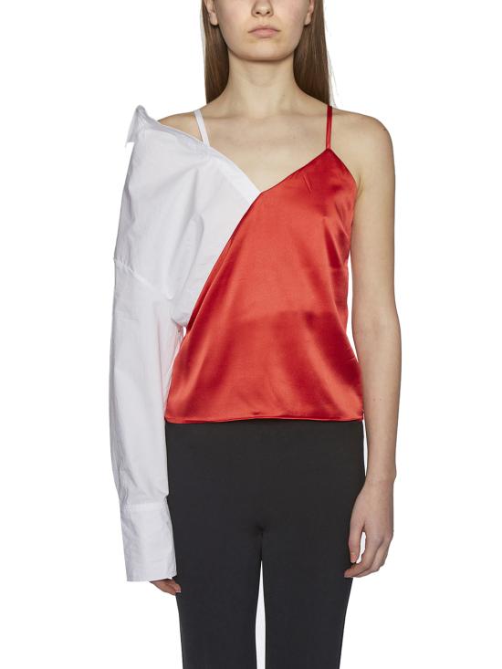  안드레아 야코브 블라우스 XKAS21 RED Red