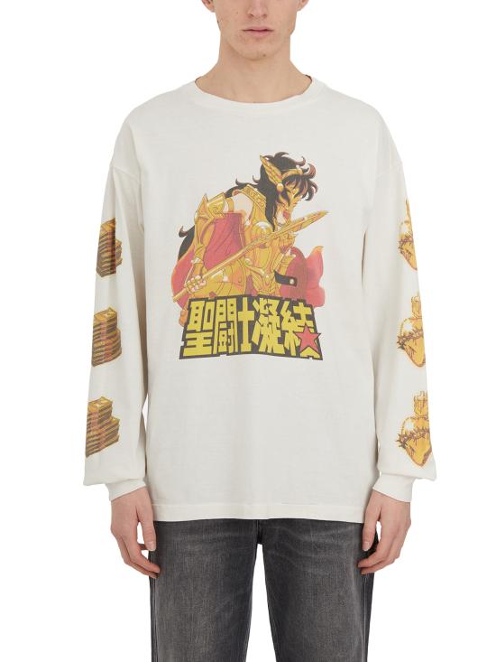 25FW 세인트 미카엘 긴팔 티셔츠 HSMA230000C05 White