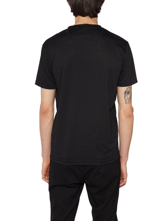  다니엘알렉산드리니 반팔 티셔츠 FM7716E848NO43001 Black - DANIELE ALESSANDRINI