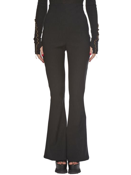  노스트라싼티시마 플레어 팬츠 Y1BWOMP18 Black - NOSTRASANTISSIMA