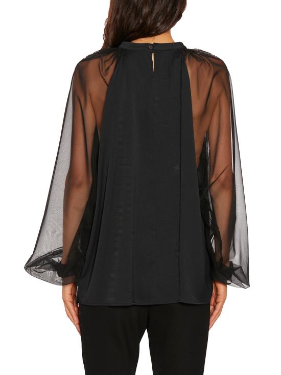  노스트라싼티시마 블라우스 E1VWOMC55 Black - NOSTRASANTISSIMA