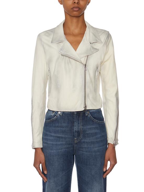  스워드 바이커 자켓 FSE238737PRC Cream