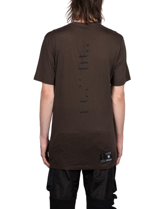 벤 타베르니티 언라벨 반팔 티셔츠 QAA004126002 5210 Dark brown - BEN TAVERNITI UNRAVEL