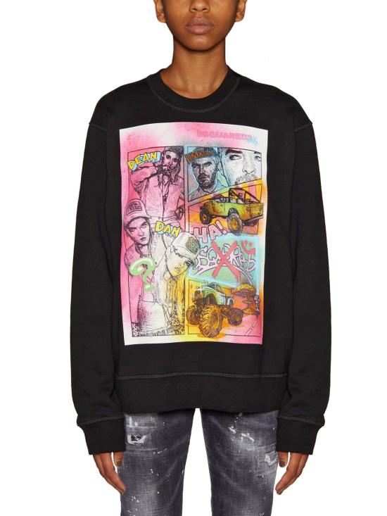  디스퀘어드2 긴팔 티셔츠 CS72GU0329S25042 Black