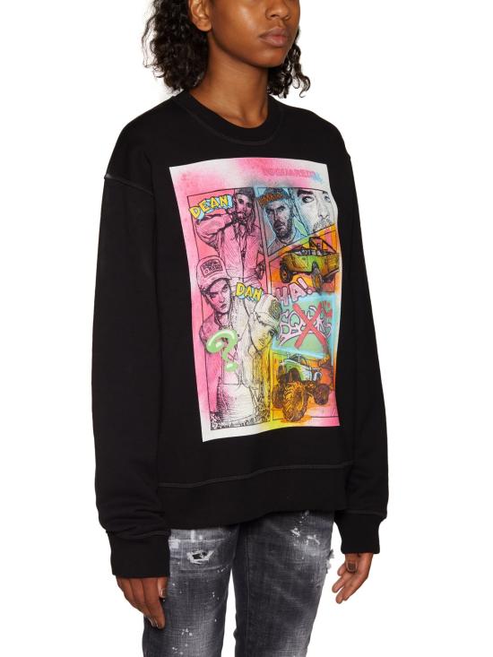  디스퀘어드2 긴팔 티셔츠 CS72GU0329S25042 Black - DSQUARED2